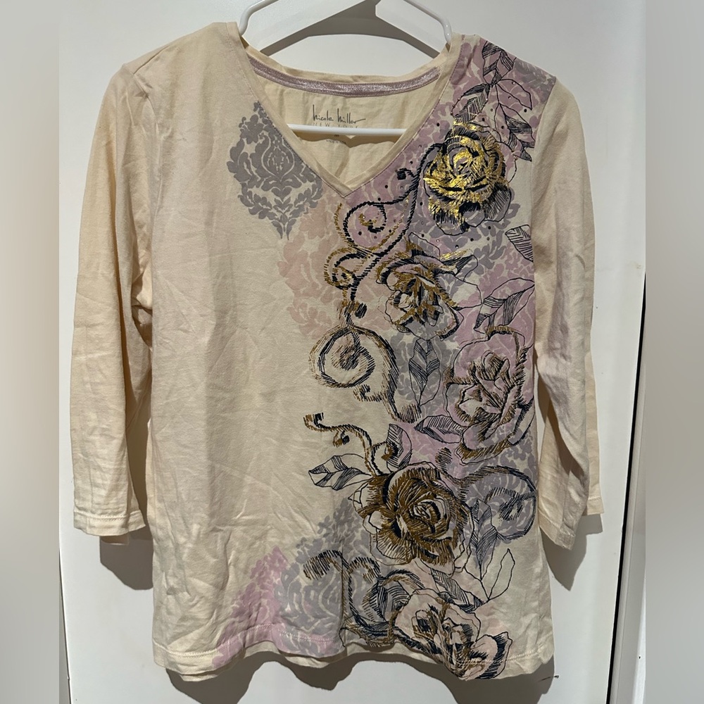 Nicole Miller New York Shirt Size Medium